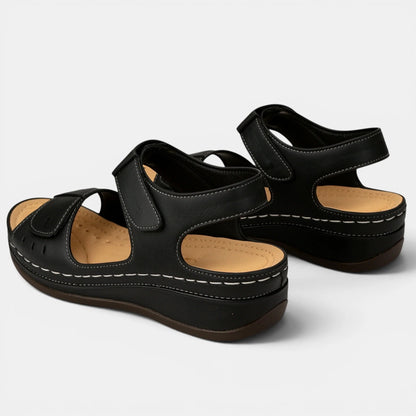 Women's Wedge Heel Sandals Adjustable Strap 5