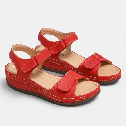 Women's Wedge Heel Sandals Adjustable Strap 6