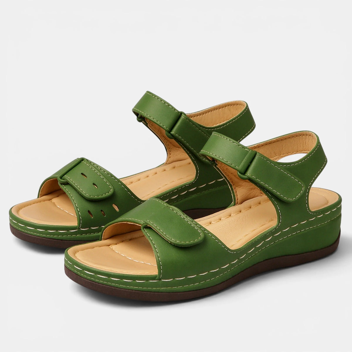 Women's Wedge Heel Sandals Adjustable Strap 8