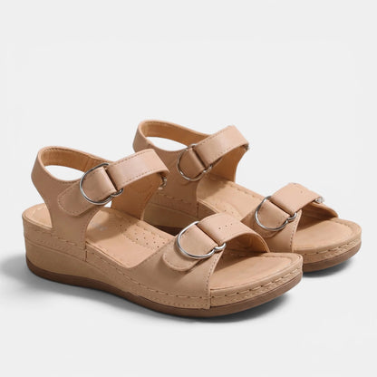 Women's Wedge Heel Sandals Adjustable Strap 9