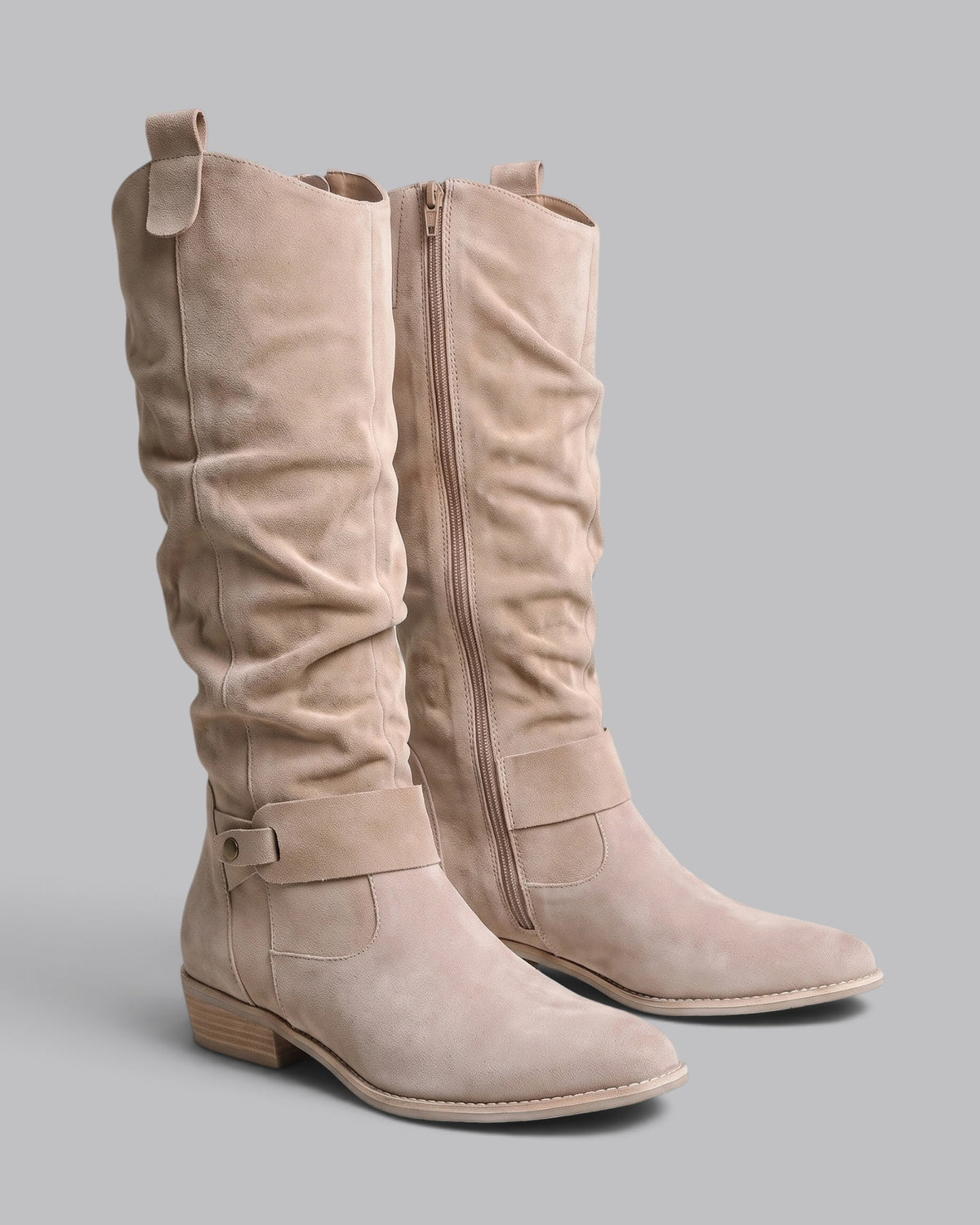 Women's Knee-High Slouch Boots Casual