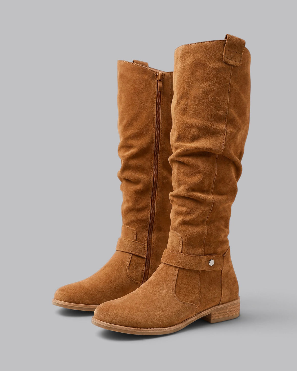 Women's Knee-High Slouch Boots Casual