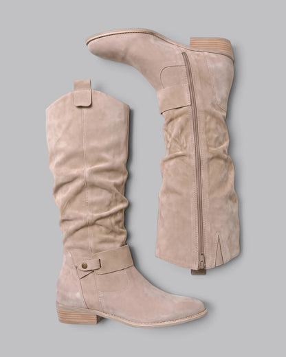 Women's Knee-High Slouch Boots Casual