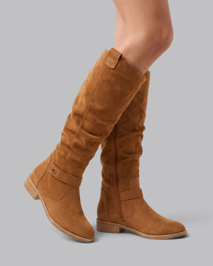 Women's Knee-High Slouch Boots Casual