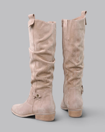 Women's Knee-High Slouch Boots Casual