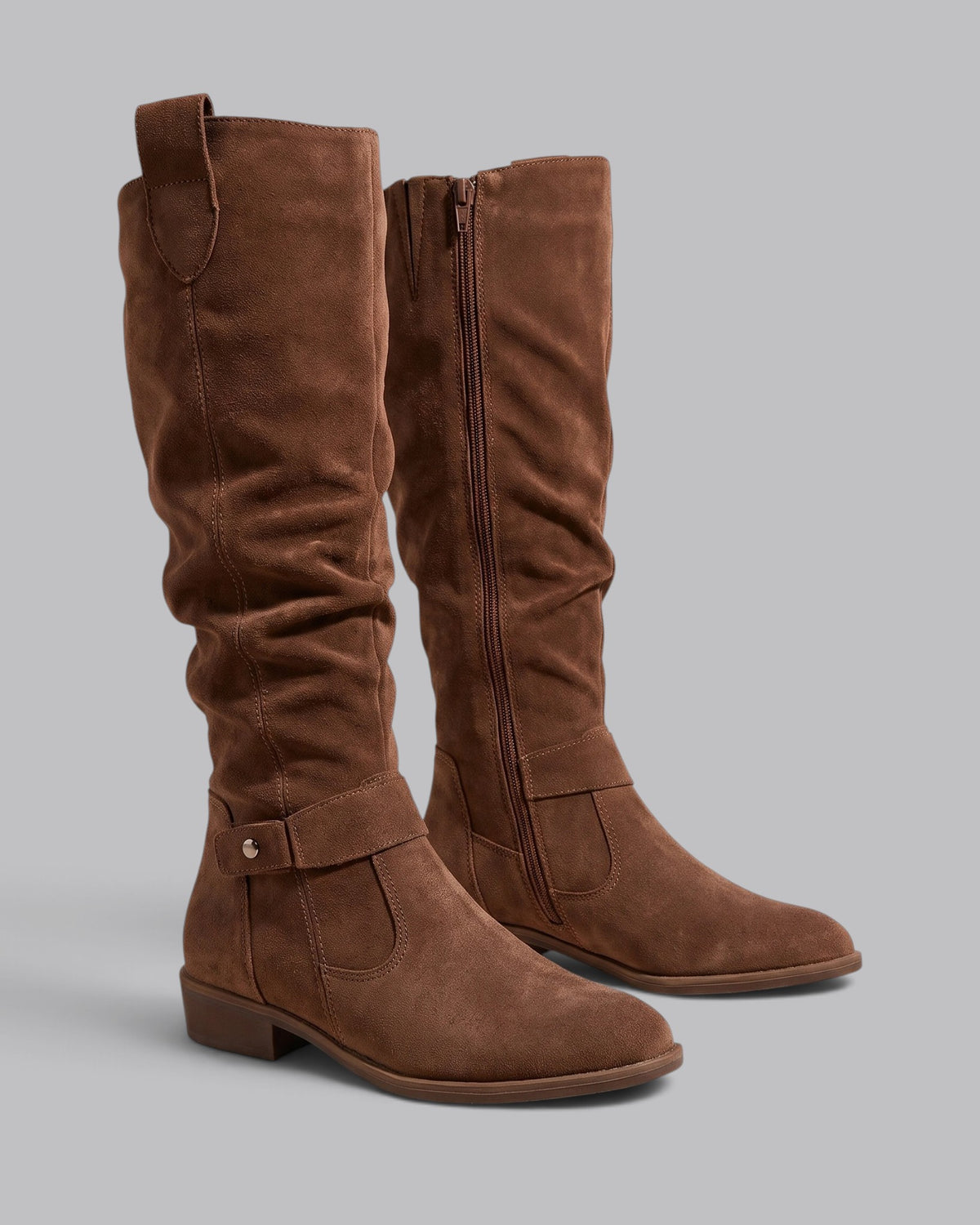Women's Knee-High Slouch Boots Casual