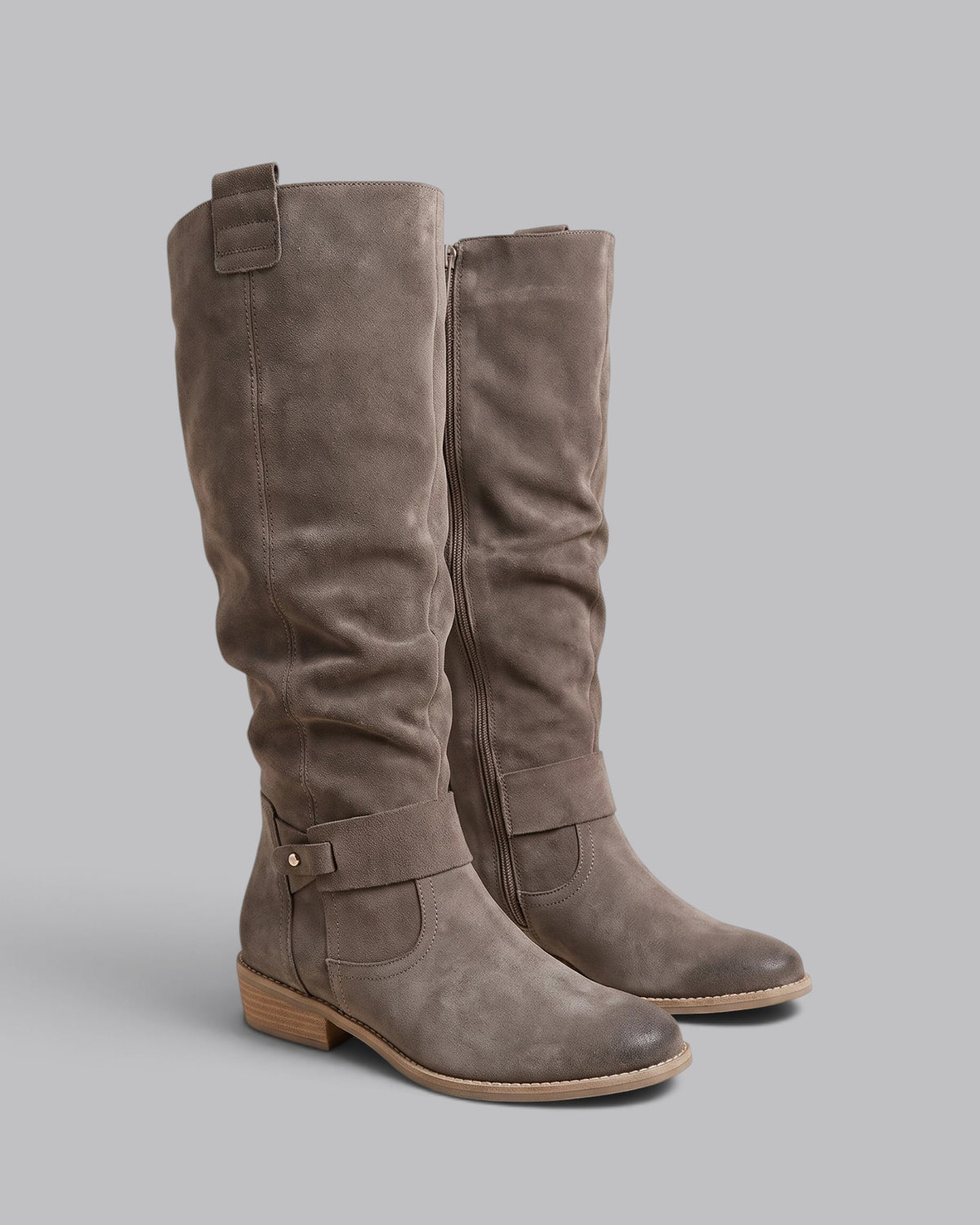 Women's Knee-High Slouch Boots Casual