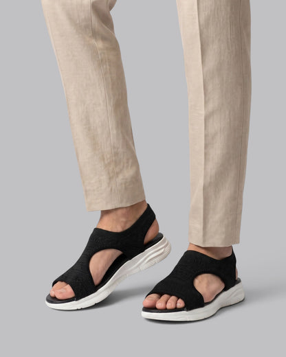 Women's Open Toe Sandals Knit Strap Platform