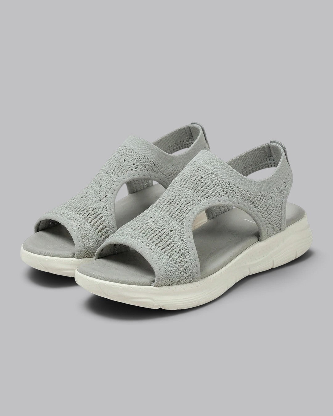 Women's Open Toe Sandals Knit Strap Platform