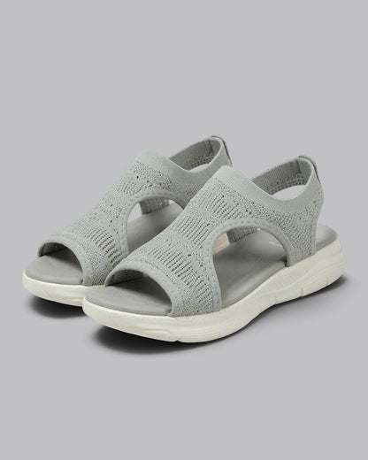 Women's Open Toe Sandals Knit Strap Platform