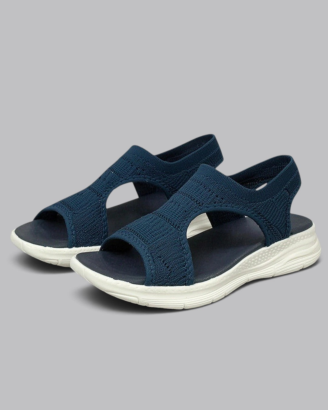 Women's Open Toe Sandals Knit Strap Platform
