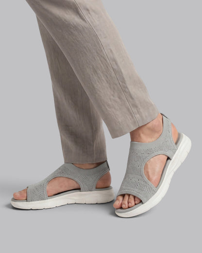 Women's Open Toe Sandals Knit Strap Platform