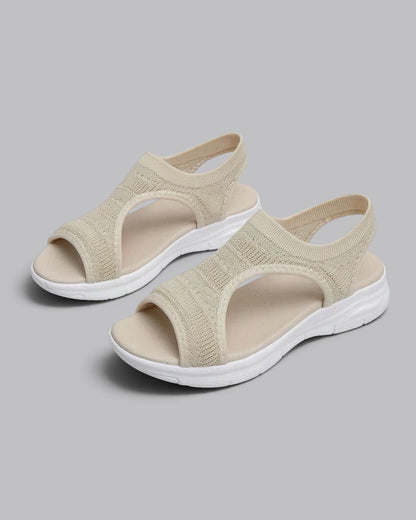 Women's Open Toe Sandals Knit Strap Platform